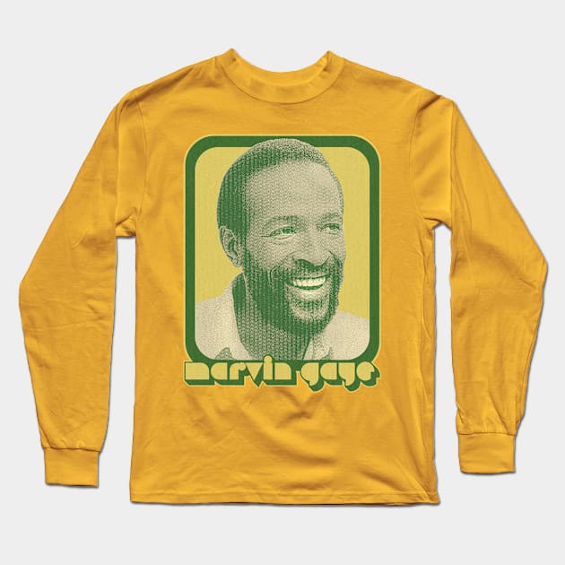 Marvin Gaye / 70s Retro Style Original Design Long Sleeve T-Shirt by DankFutura